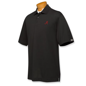 Alabama Crimson Tide Men's CB DryTec Championship Polo - Black